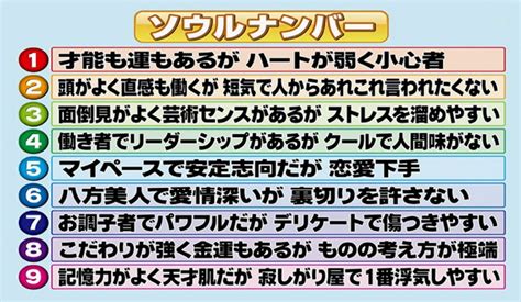 ソウルナンバー 相性 表|【自動計算あり】ソウルナンバー占いとは？計算方法と各ナン。